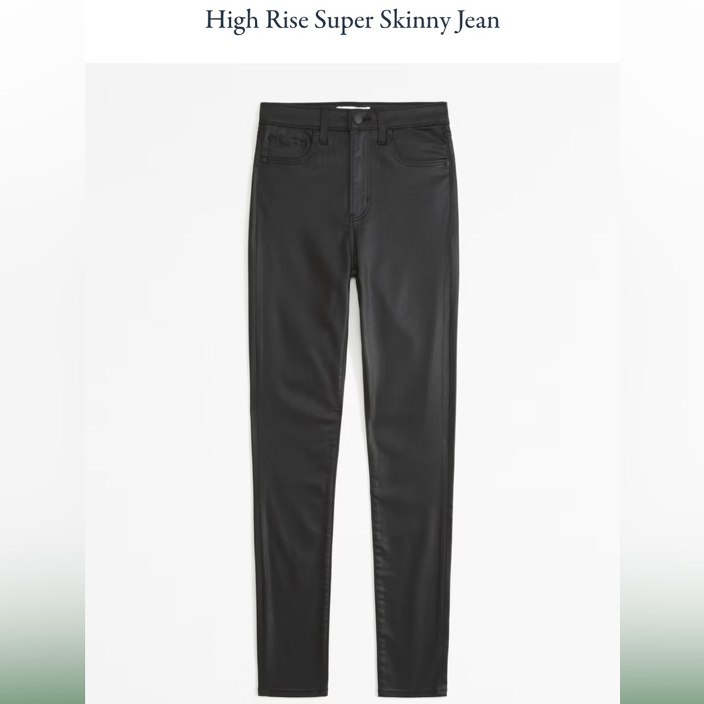 Abercrombie high rise super skinny jean